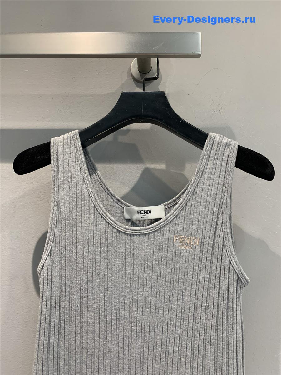 F**di roma grey tank top