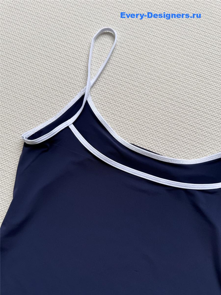 Miu Miu Blue/White Striped Top