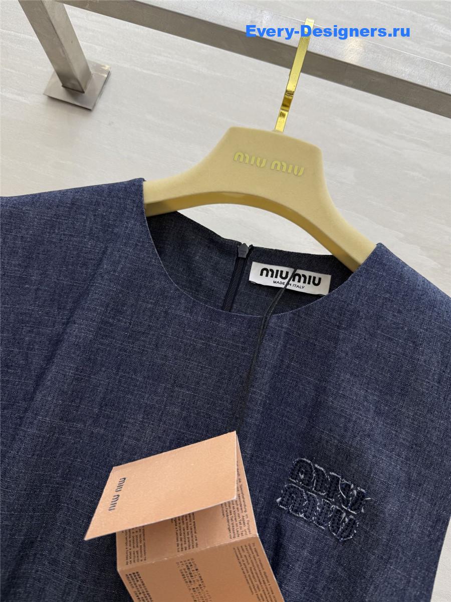 Miu Miu Denim Shift Dress