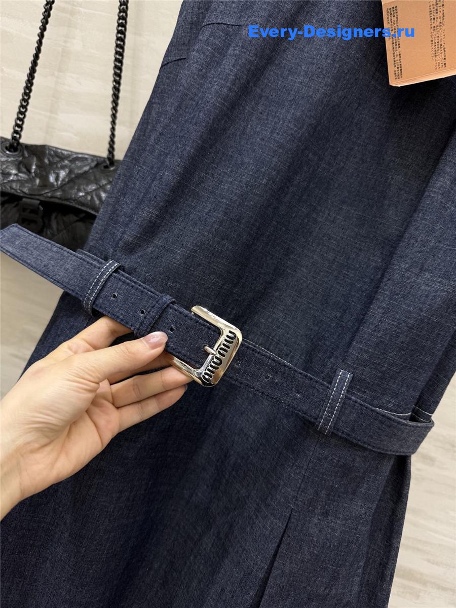 Miu Miu Denim Shift Dress