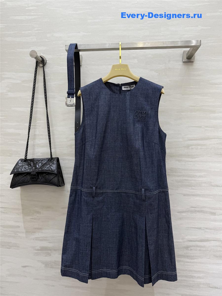 Miu Miu Denim Shift Dress