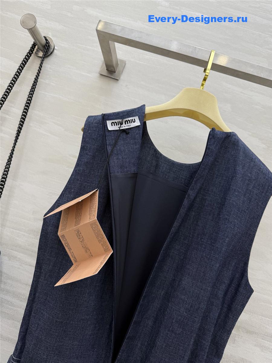 Miu Miu Denim Shift Dress