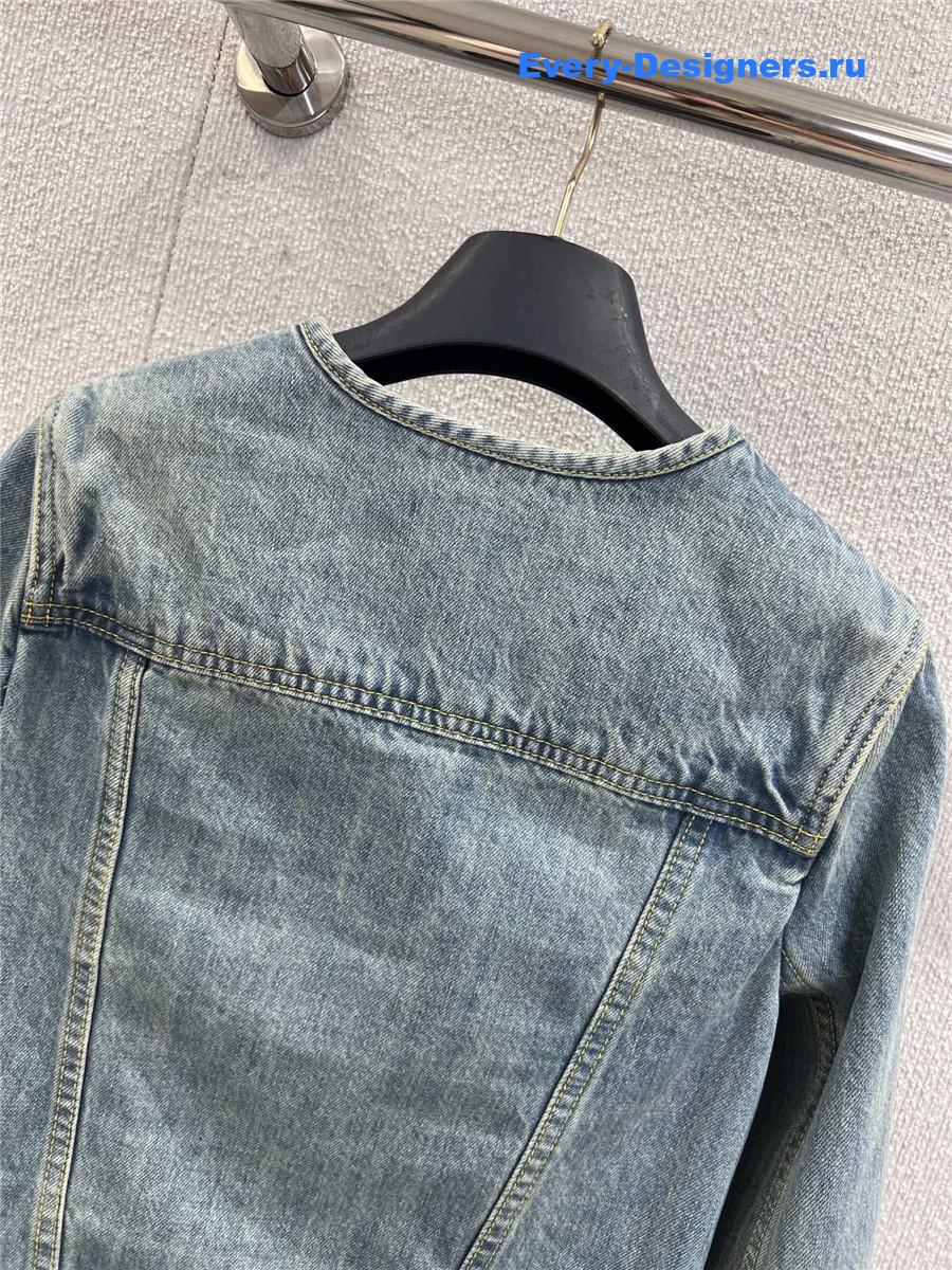 l0vis Vvtt0n fitted denim jacket women