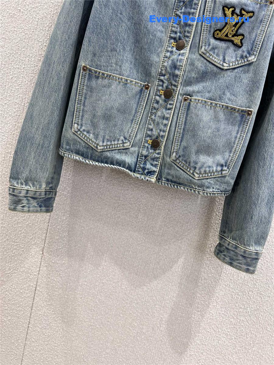l0vis Vvtt0n fitted denim jacket women