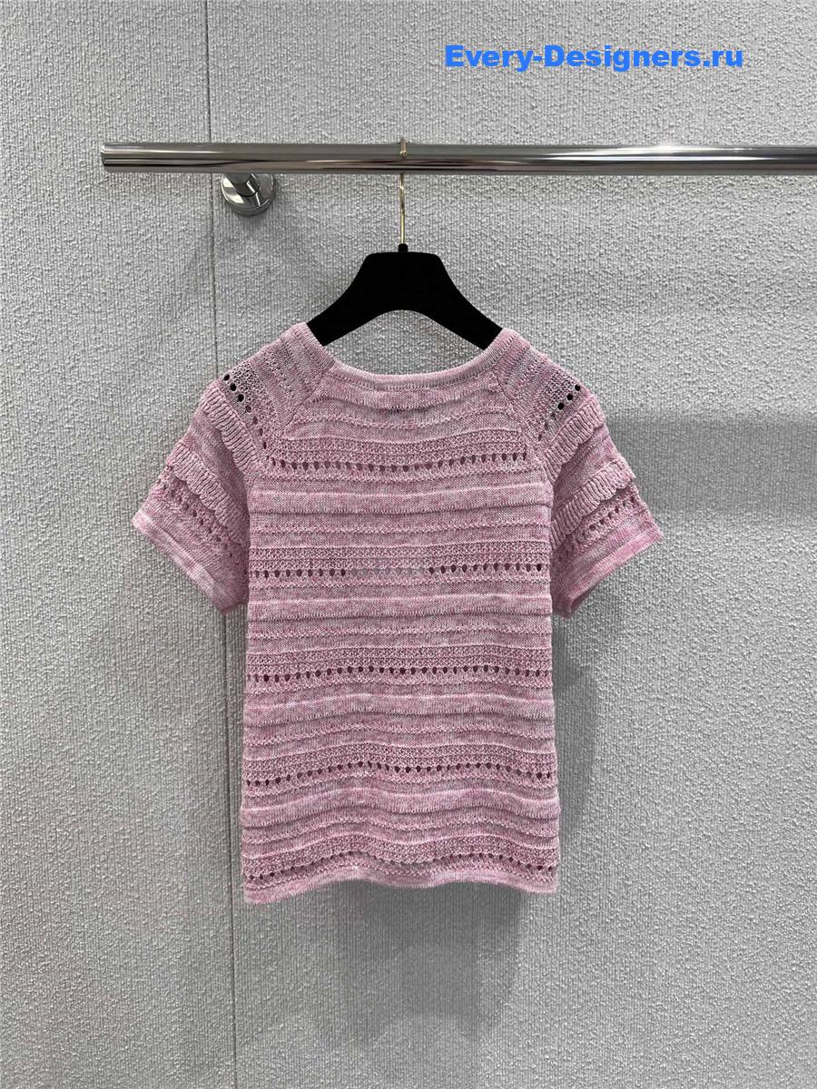 Ch**el striped knit top
