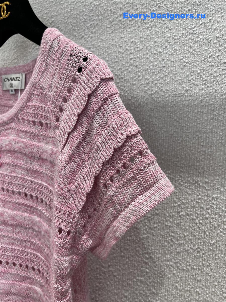 Ch**el striped knit top