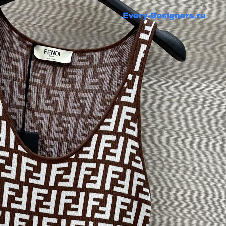 F**di ff zucca knit dress