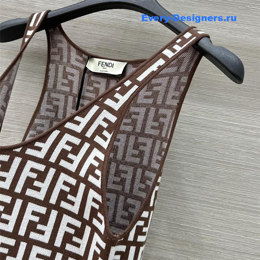 F**di ff zucca knit dress