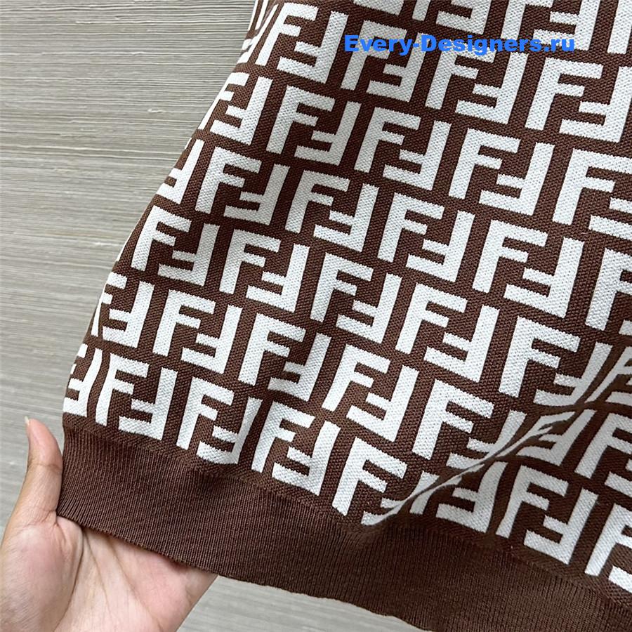 F**di ff zucca knit dress