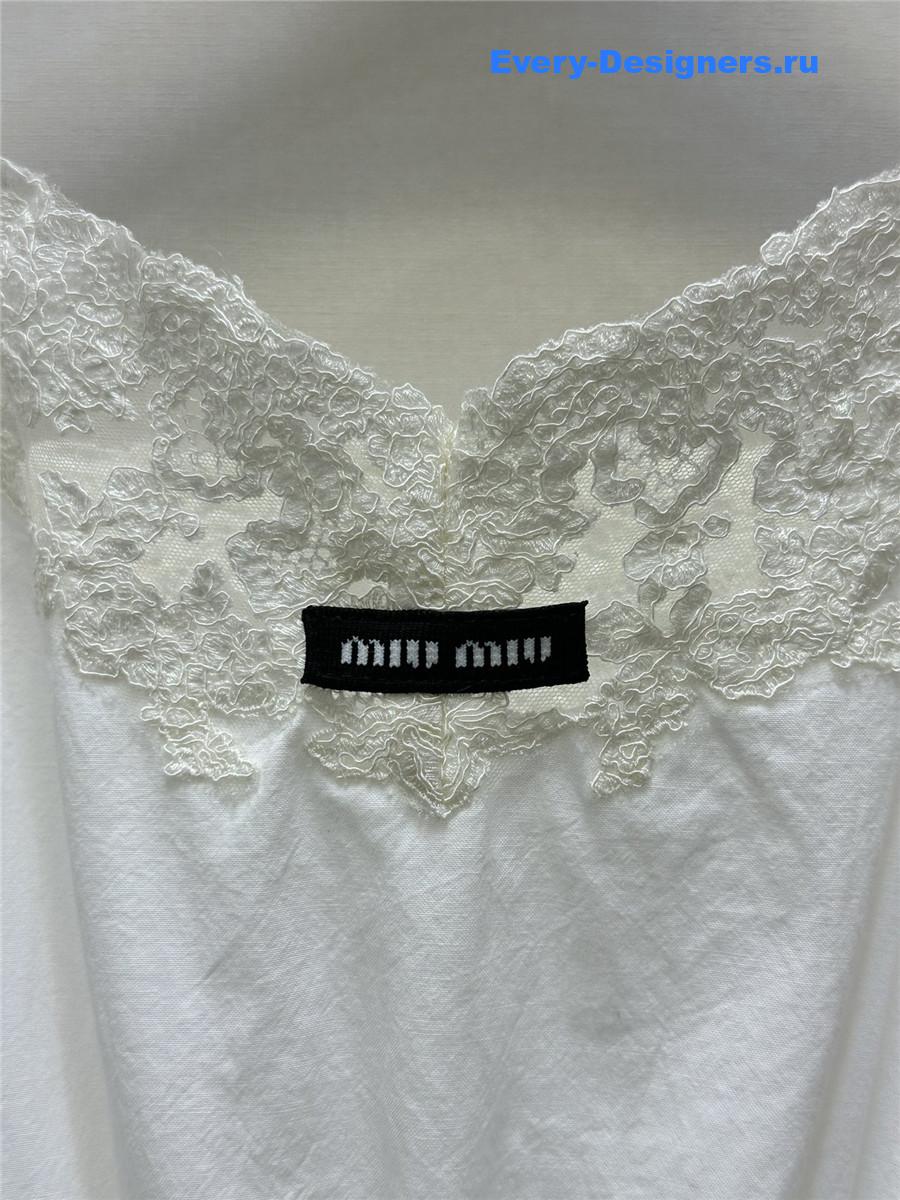 Miu Miu Lace Suspender Dress