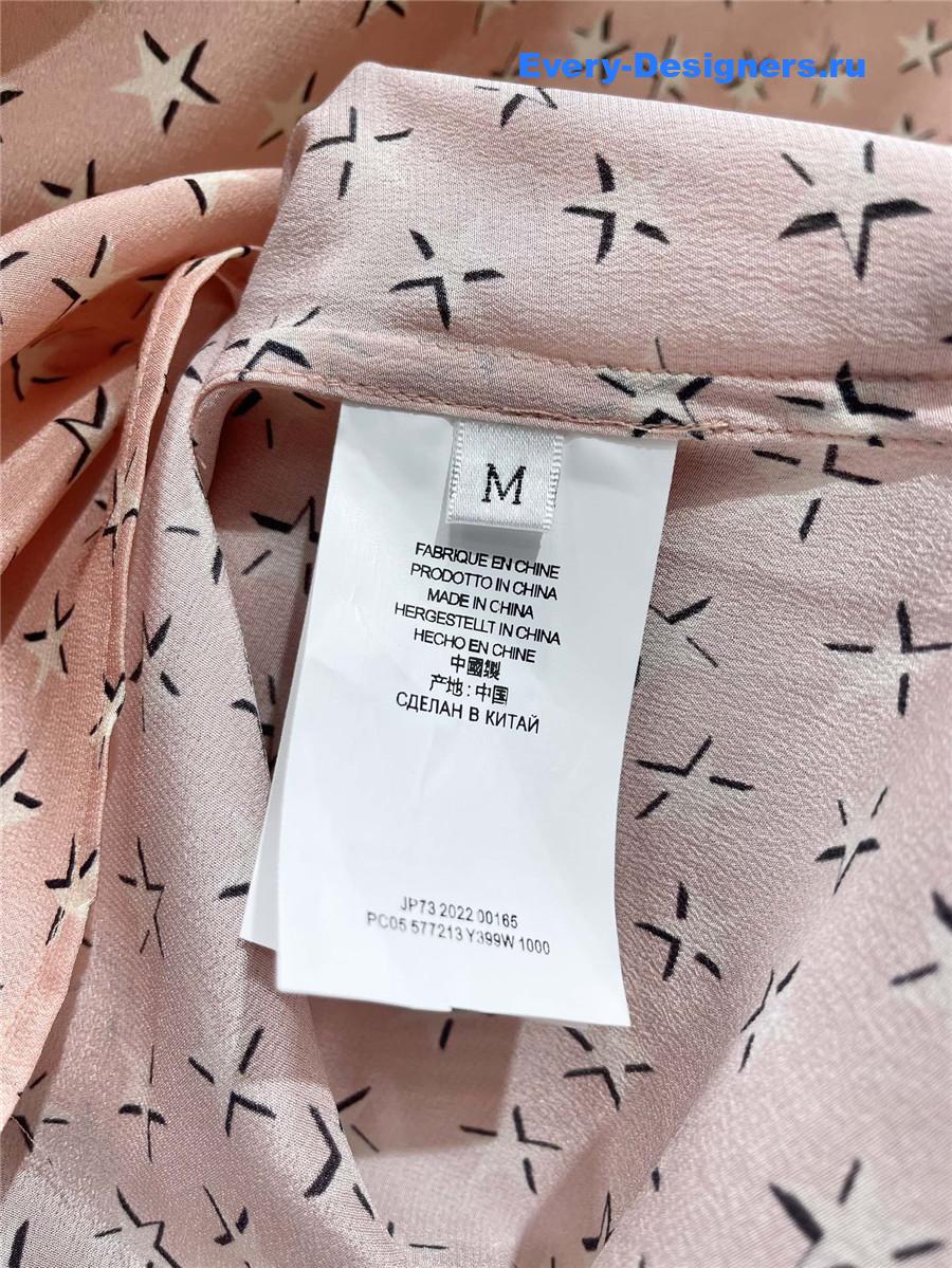 Sa1nt Lau*nt star silk shirt