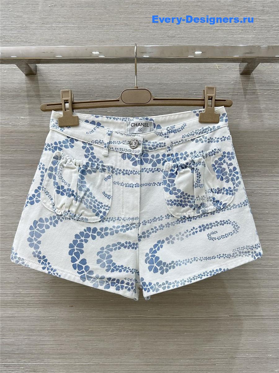 Ch**el women’s blue denim shorts