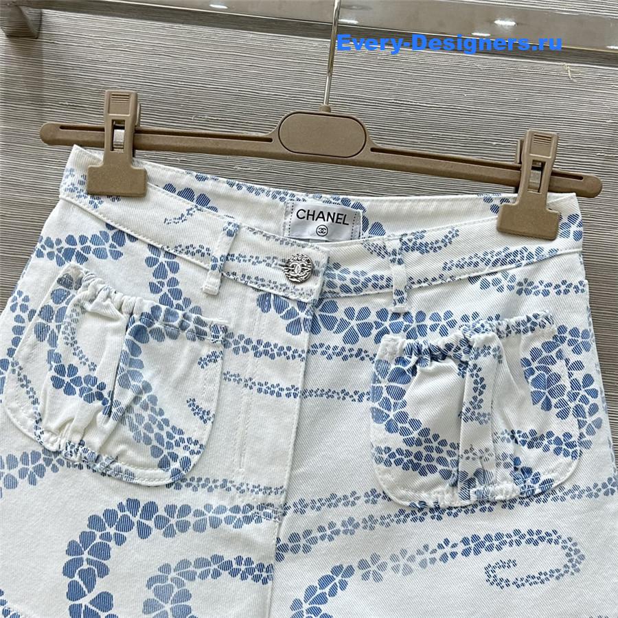 Ch**el women’s blue denim shorts