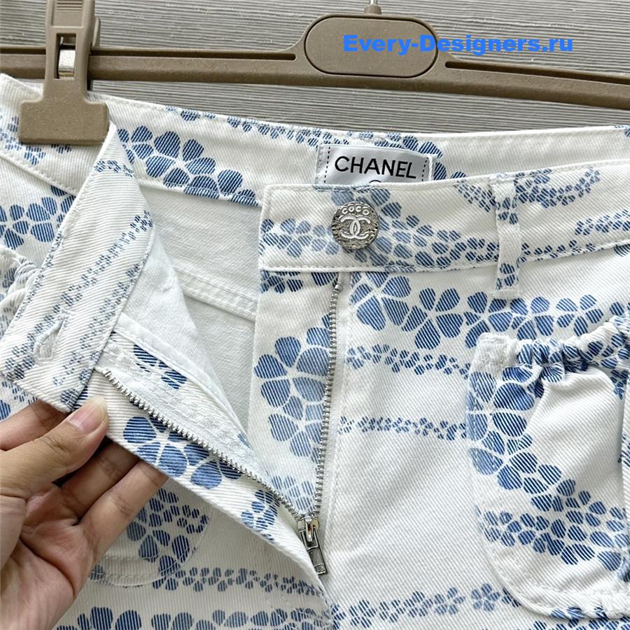 Ch**el women’s blue denim shorts