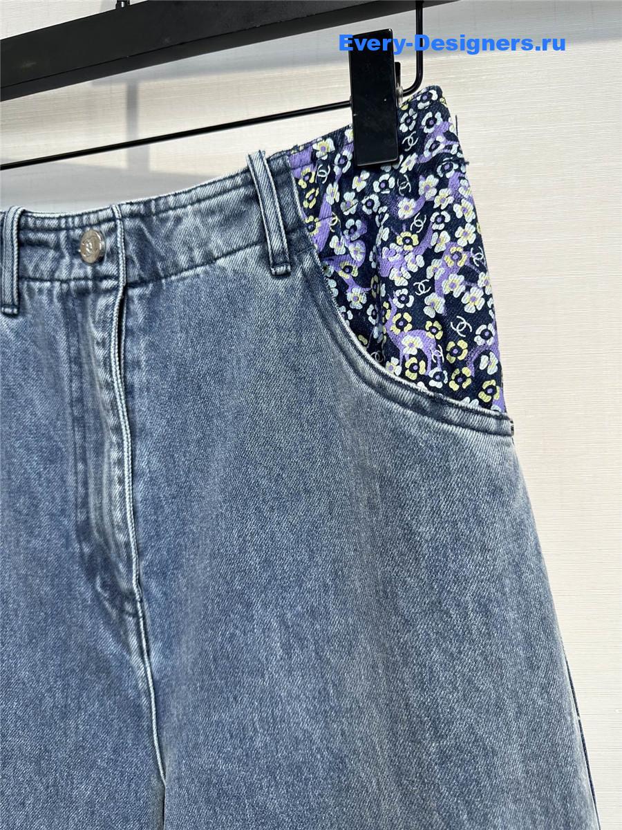 Ch**el crystal blue jeans