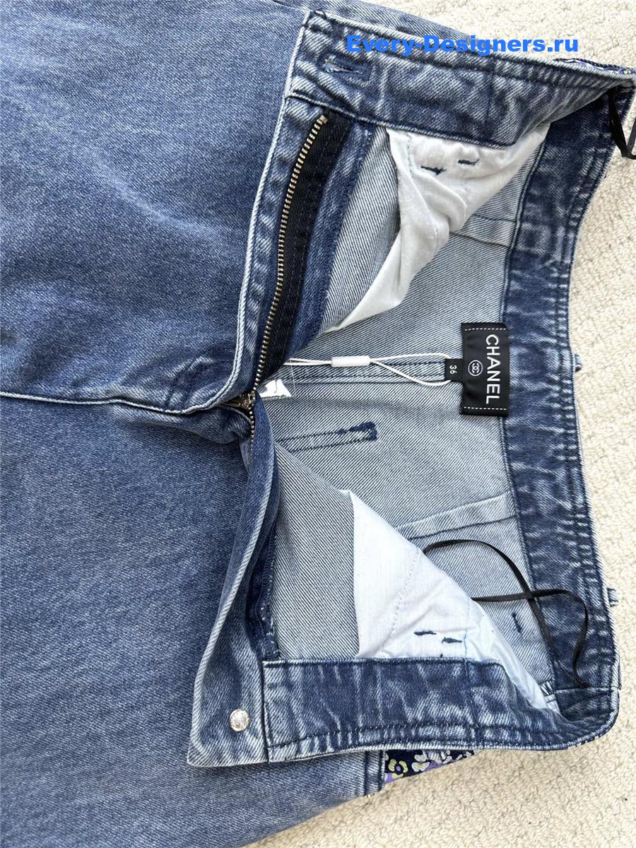 Ch**el crystal blue jeans