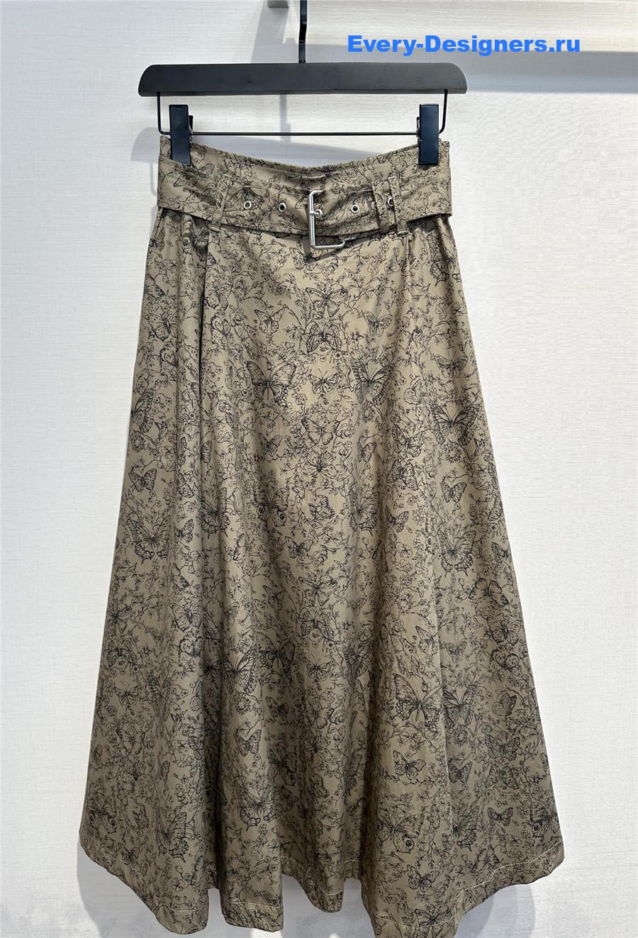 D10r olive straight skirt