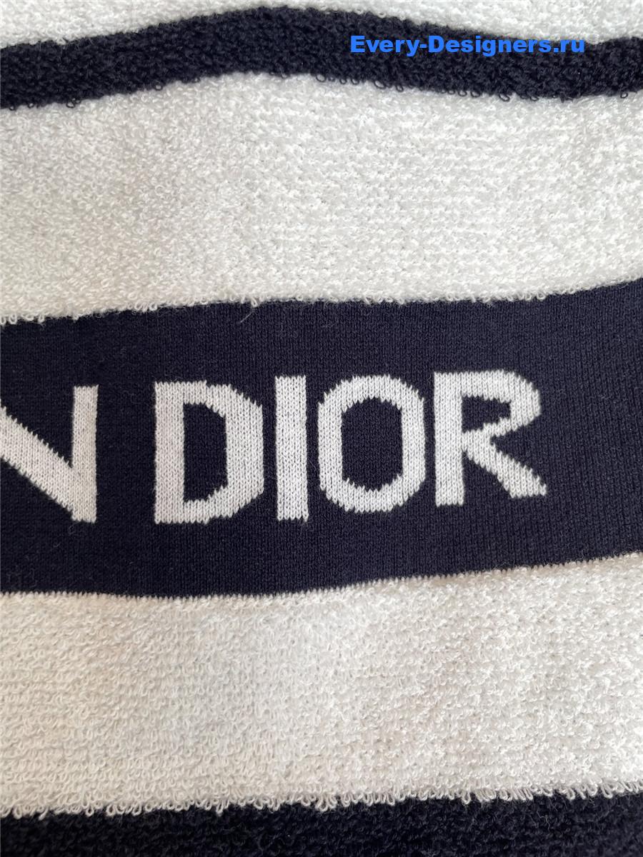 D10riviera striped terry vest