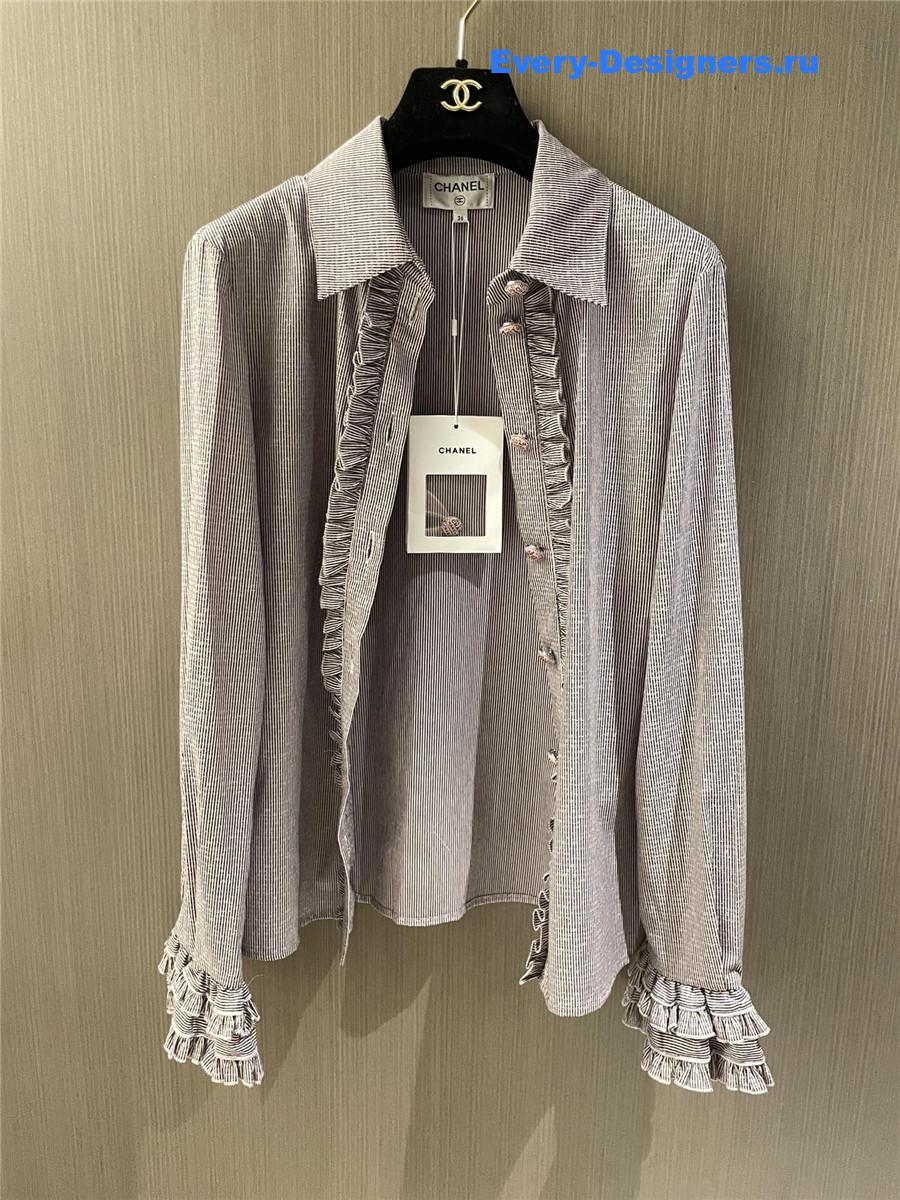 Ch**el grey lace shirt