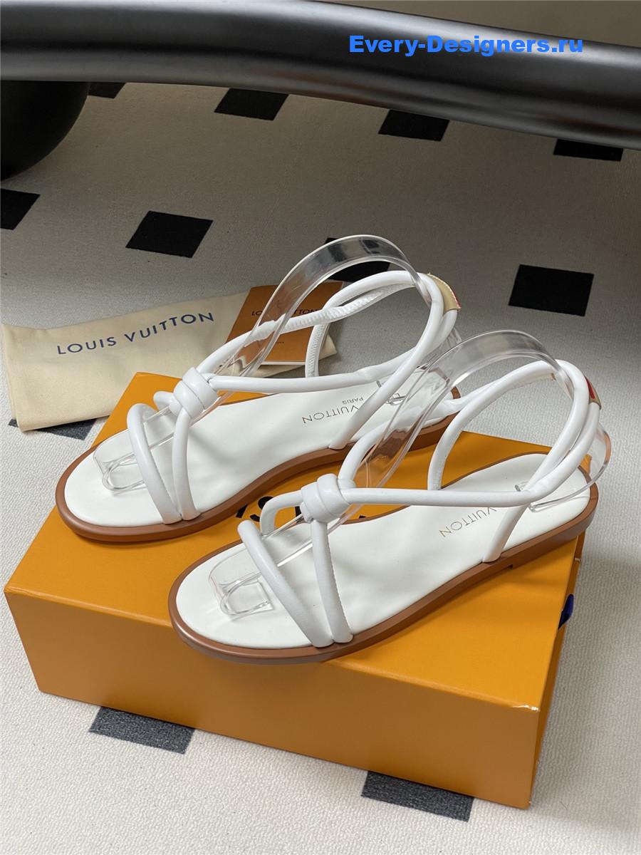 l0vis Vvtt0n white rivage sandals