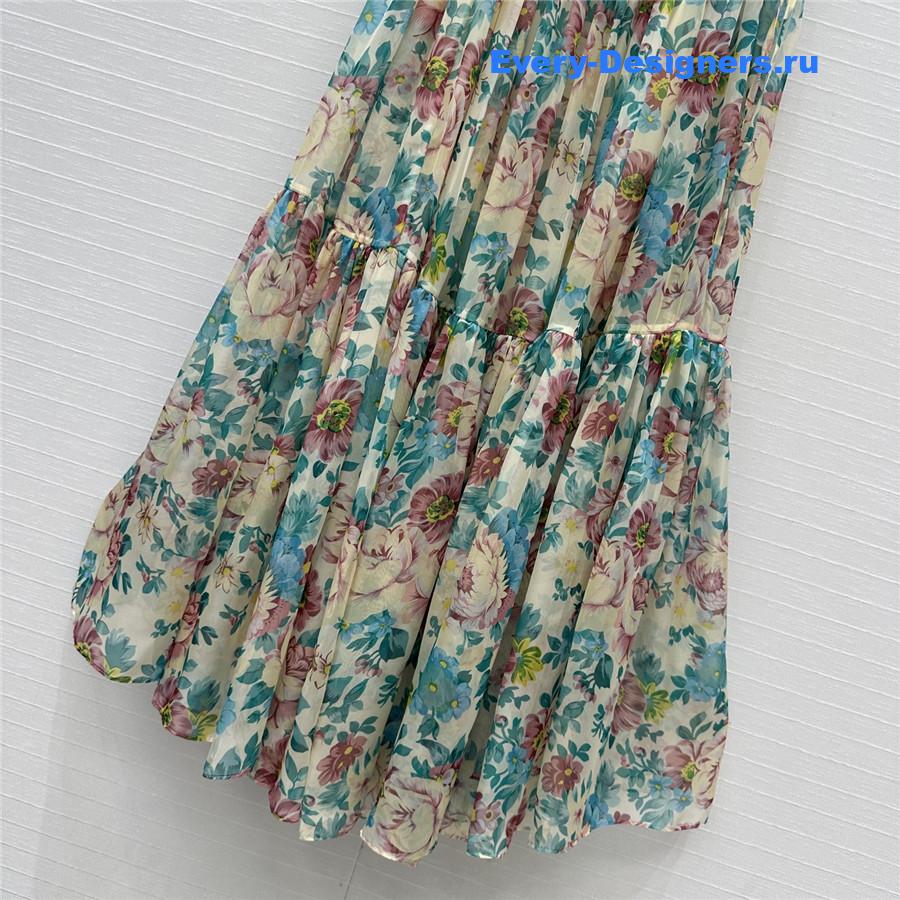 Chloé Silk Chiffon Maxi Skirt