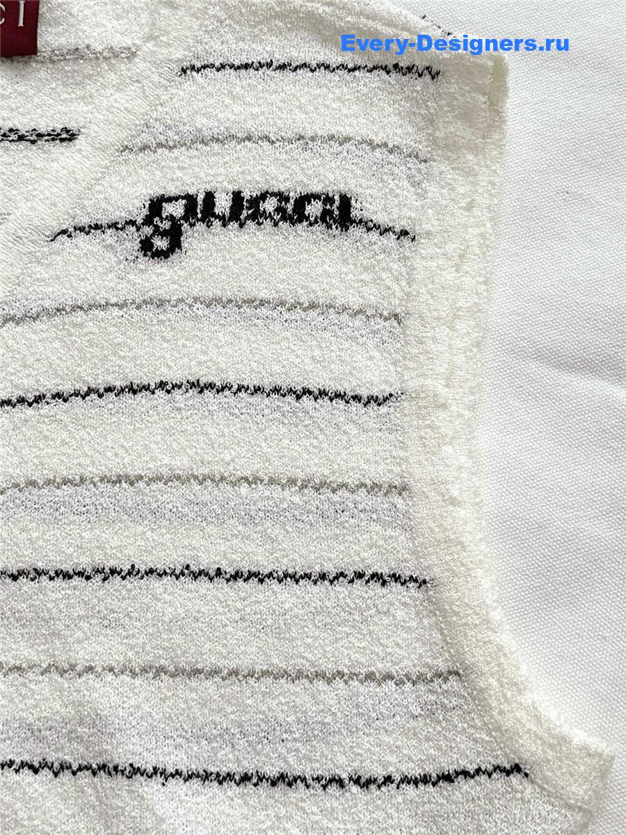 Gvc*1 striped cotton dress