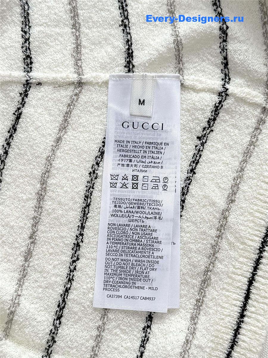 Gvc*1 striped cotton dress