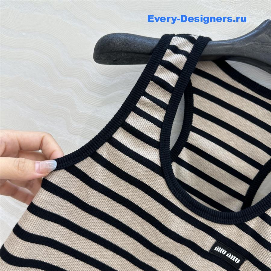 Miu Miu Women’s Black Tank Top