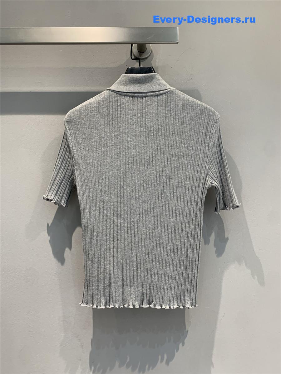 F**di grey polo shirt