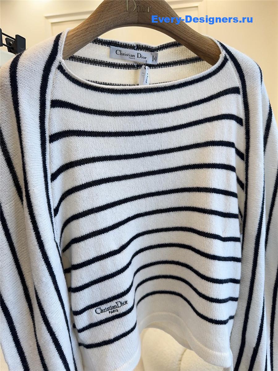 D10r striped wool sweater