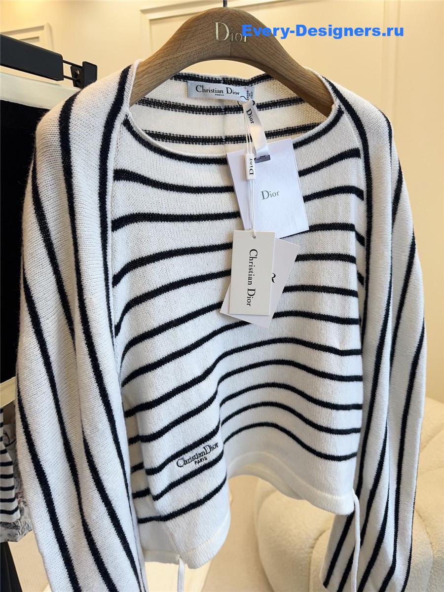 D10r striped wool sweater