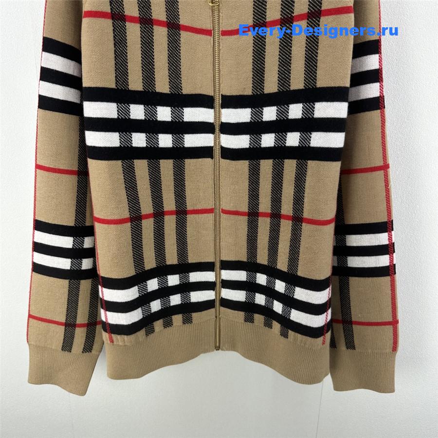 Bv*b*rry checked hoodie