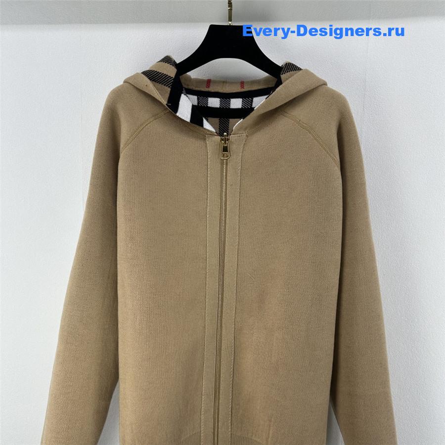 Bv*b*rry checked hoodie