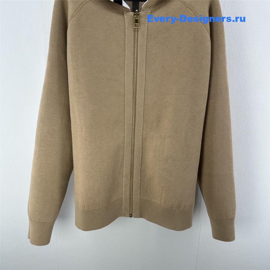 Bv*b*rry checked hoodie