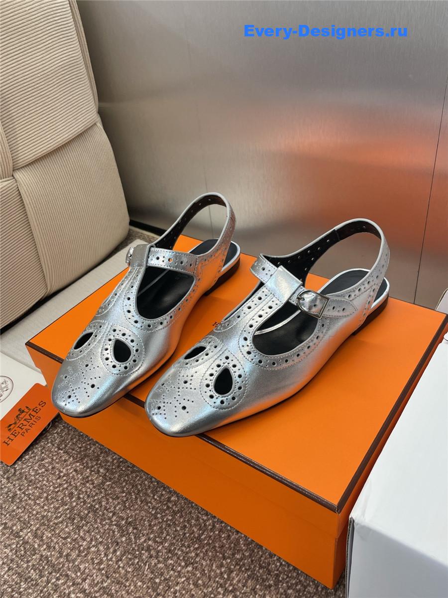 H**me5 kim silver slingback heels