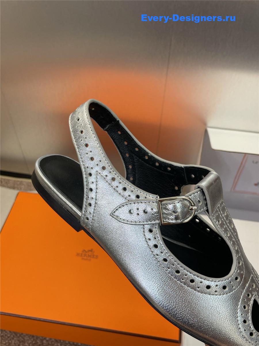 H**me5 kim silver slingback heels