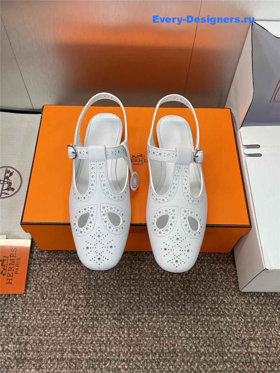 H**me5 kim white slingback heels