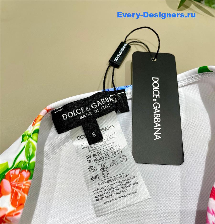 Dolce & Gabbana Patchwork Swimsuit