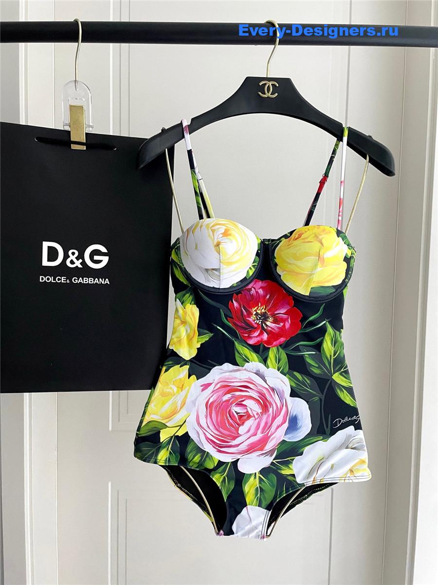 Dolce & Gabbana Floral Swimsuit