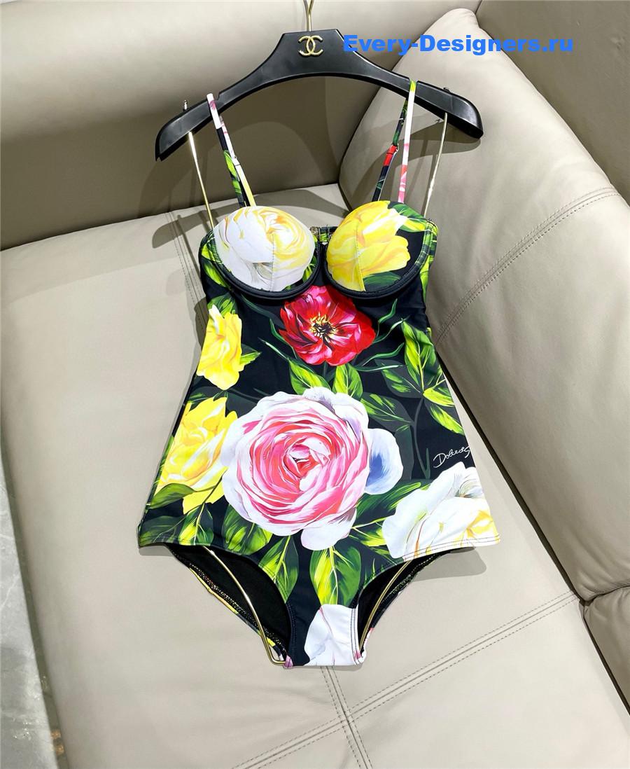 Dolce & Gabbana Floral Swimsuit
