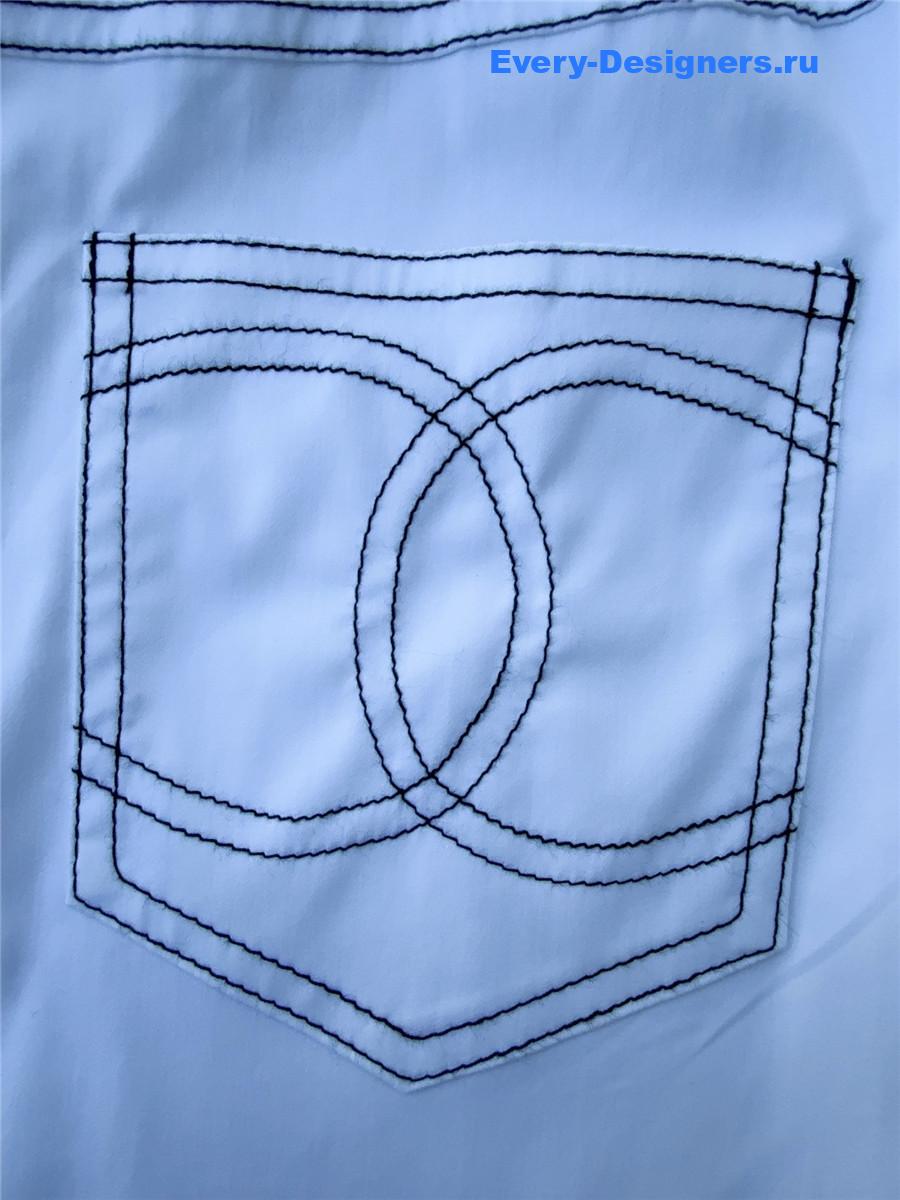 Ch**el white cc cropped pants