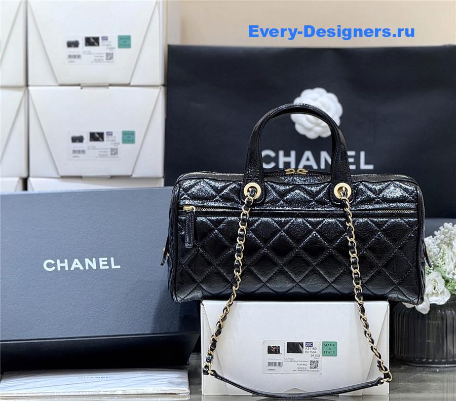 Ch**el large black bowling bag