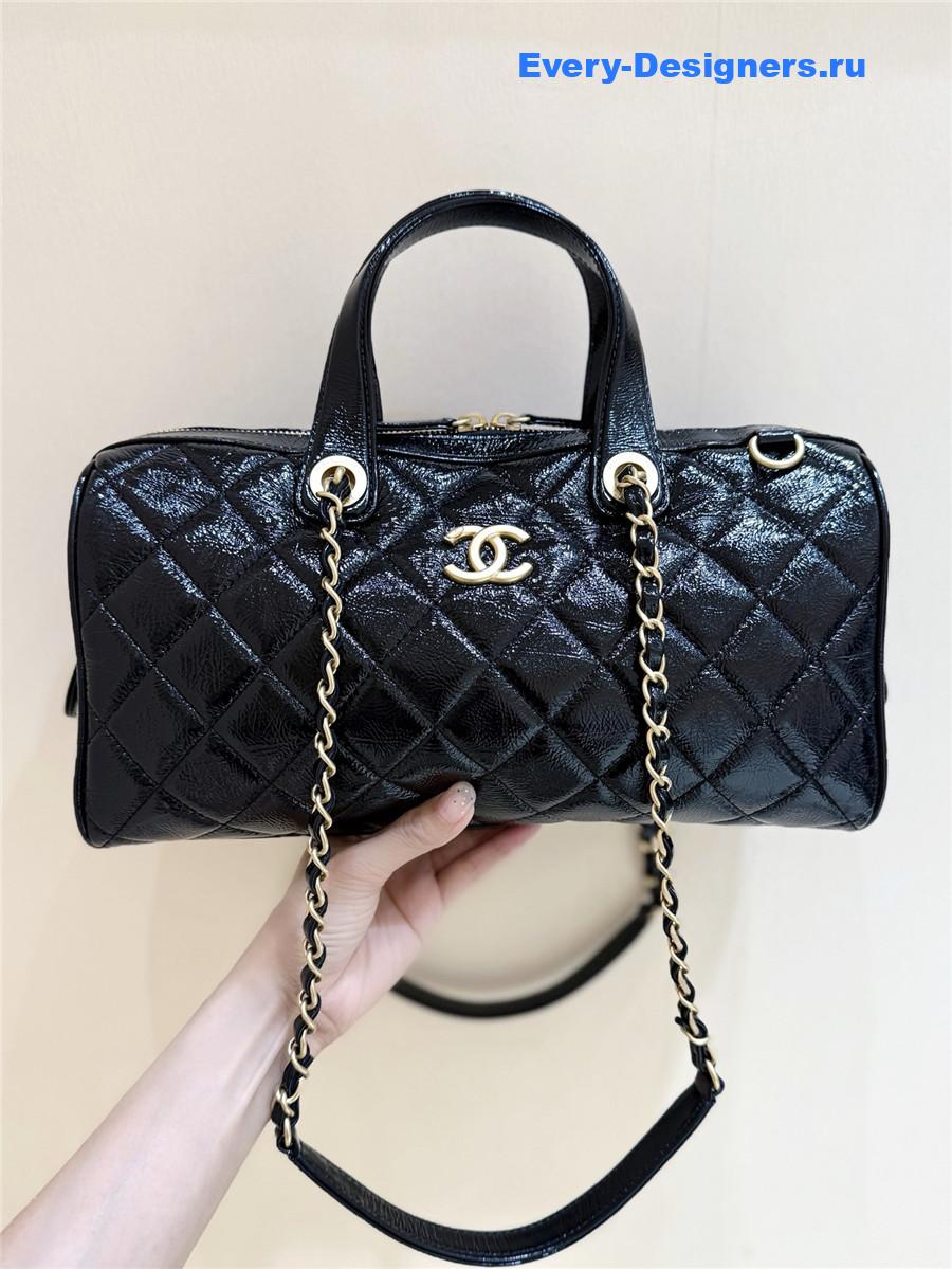 Ch**el large black bowling bag