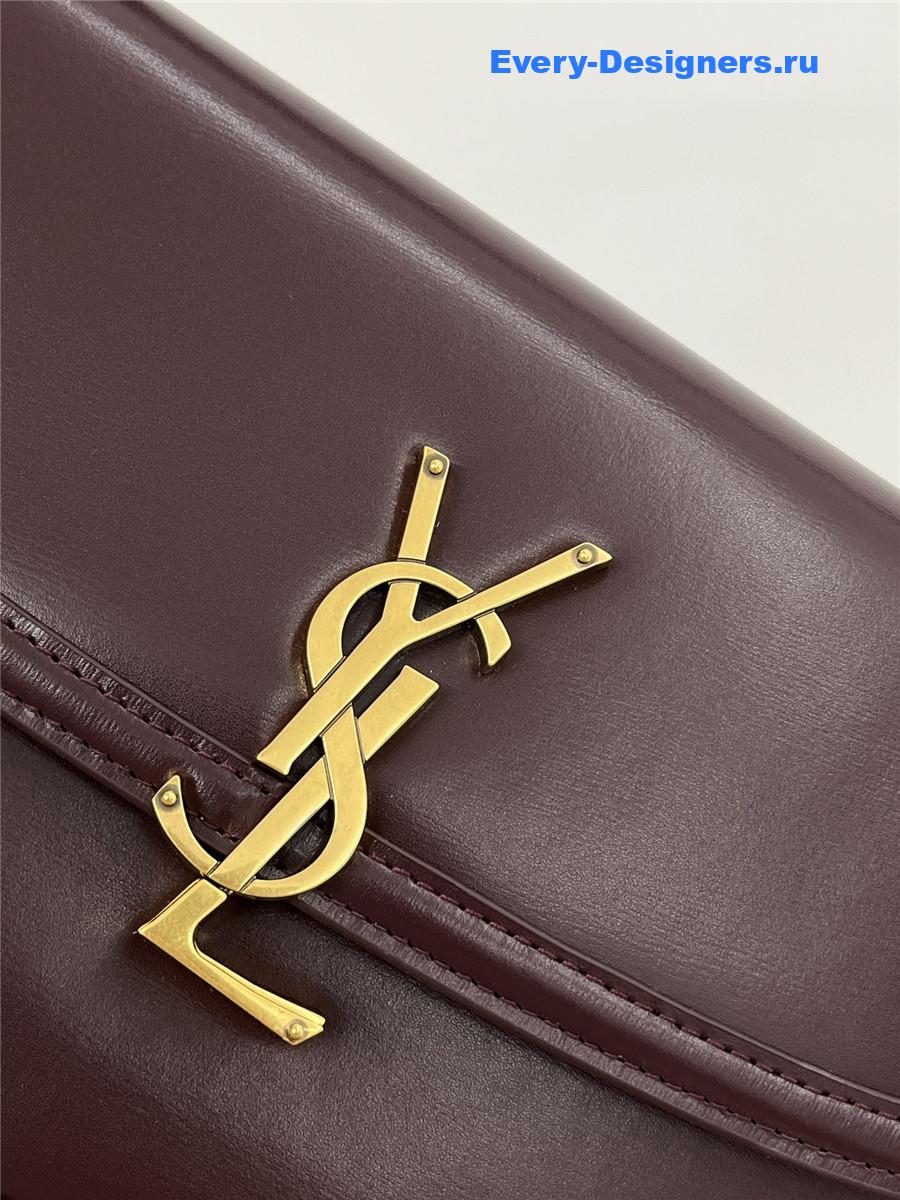 Sa1nt Lau*nt solferino medium leather shoulder bag