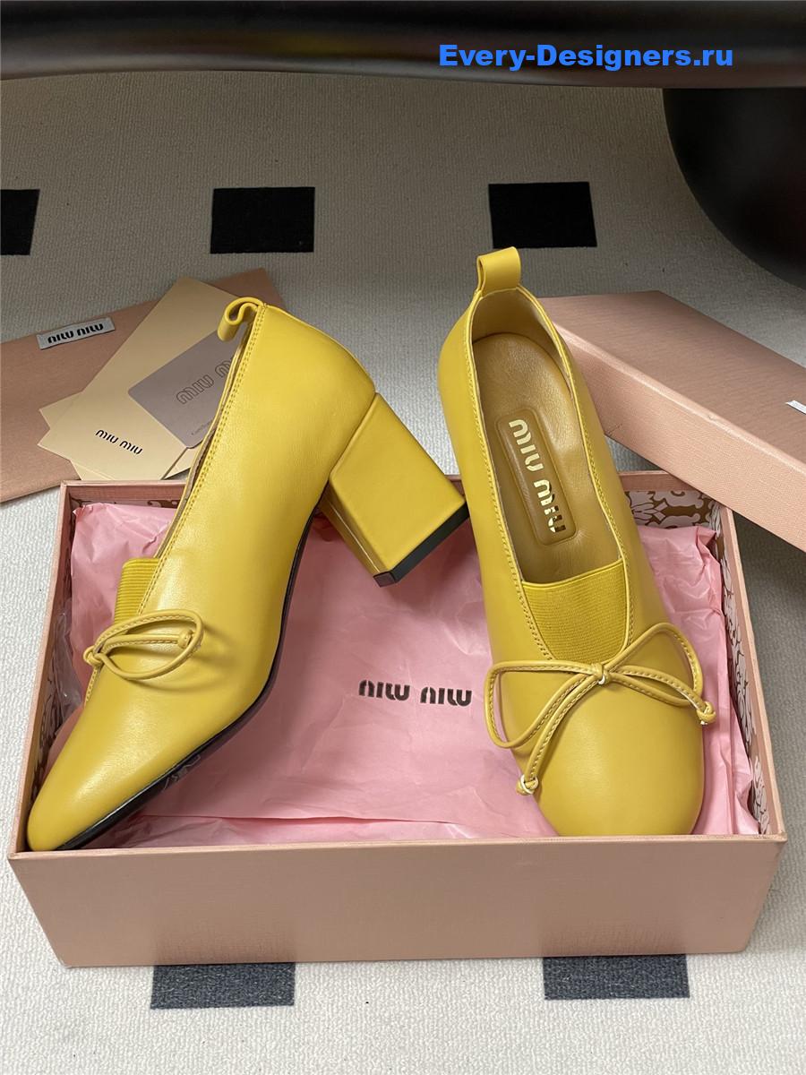 Miu Miu Bow Mary Jane Pumps