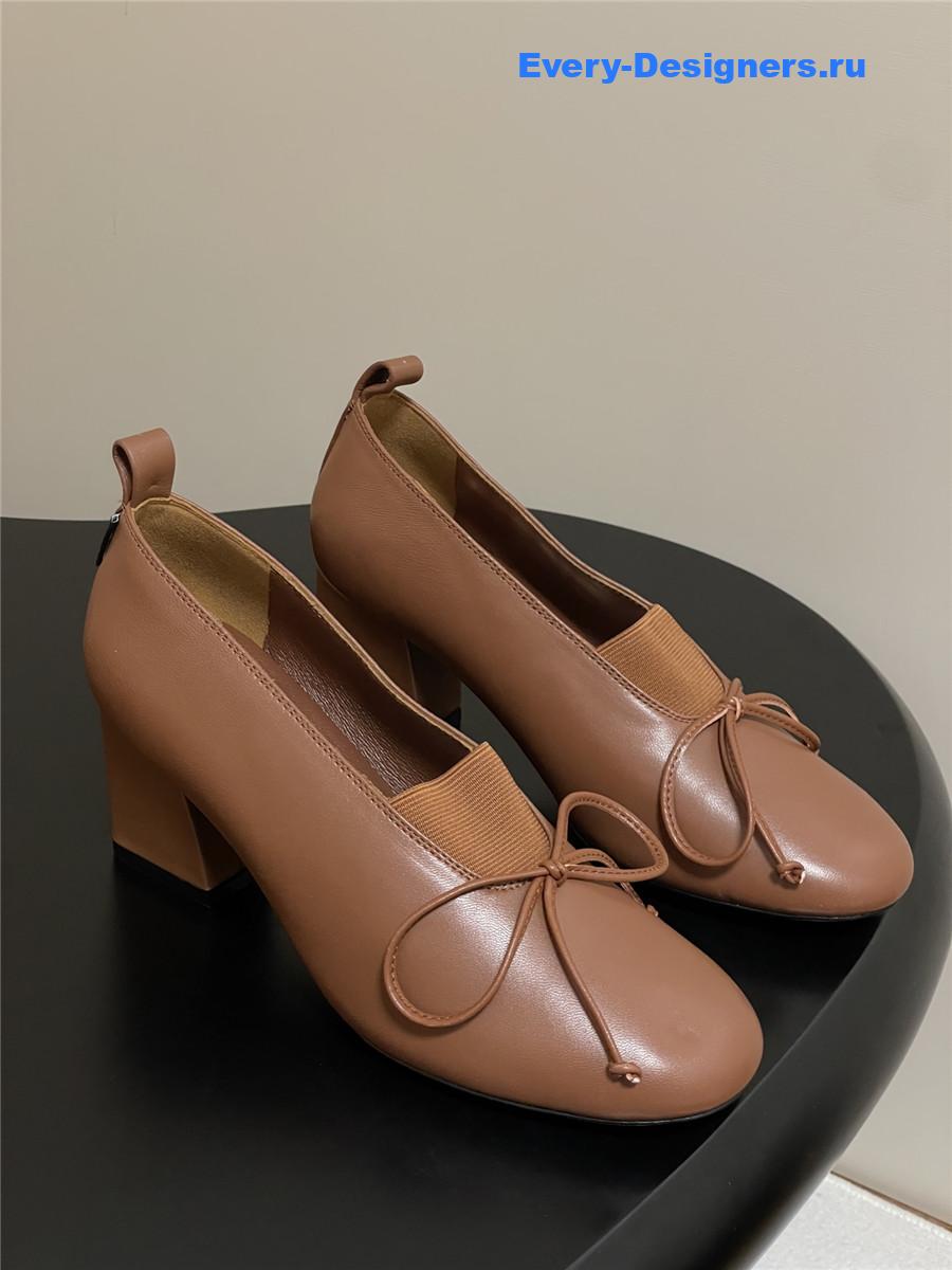Miu Miu Brown Mary Jane Pumps