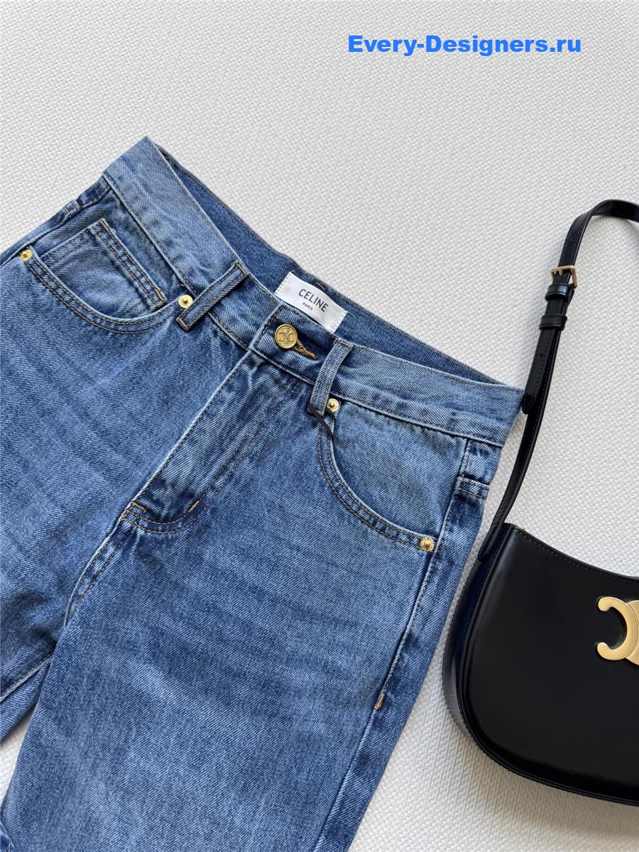 Ce1i*e light blue flared jeans