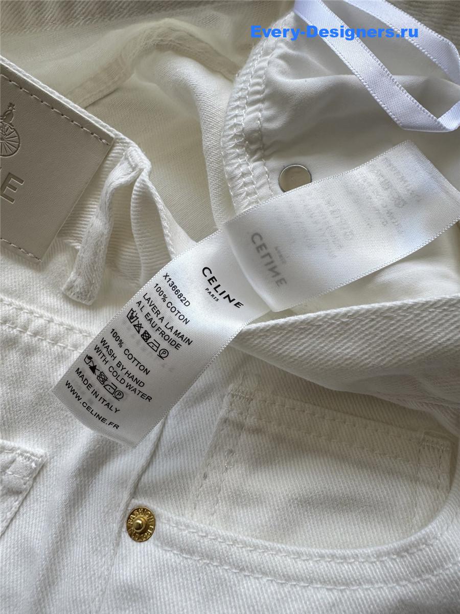 Ce1i*e white flared jeans