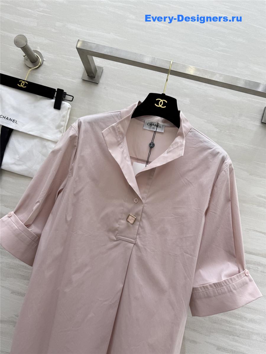 Ch**el light pink shirt