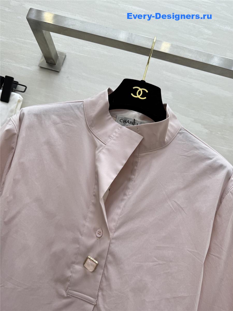 Ch**el light pink shirt